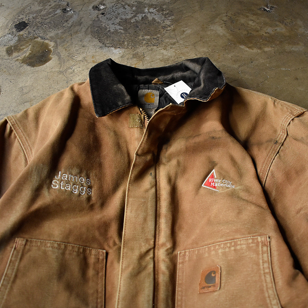 Y2K ダメージ！ Carhartt トラディショナルジャケット キルティングライナー 240118H