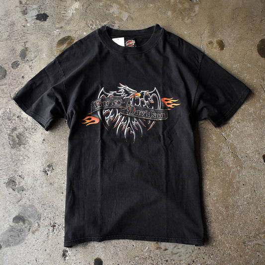 Y2K Harley-Davidson “トライバルイーグル” Tシャツ USA製 250608H