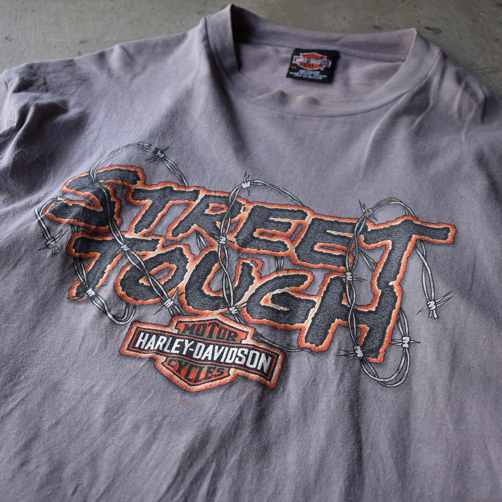 Y2K　Harley-Davidson/ハーレー・ダビッドソン “STREET TOUGH” Tシャツ　USA製　230425