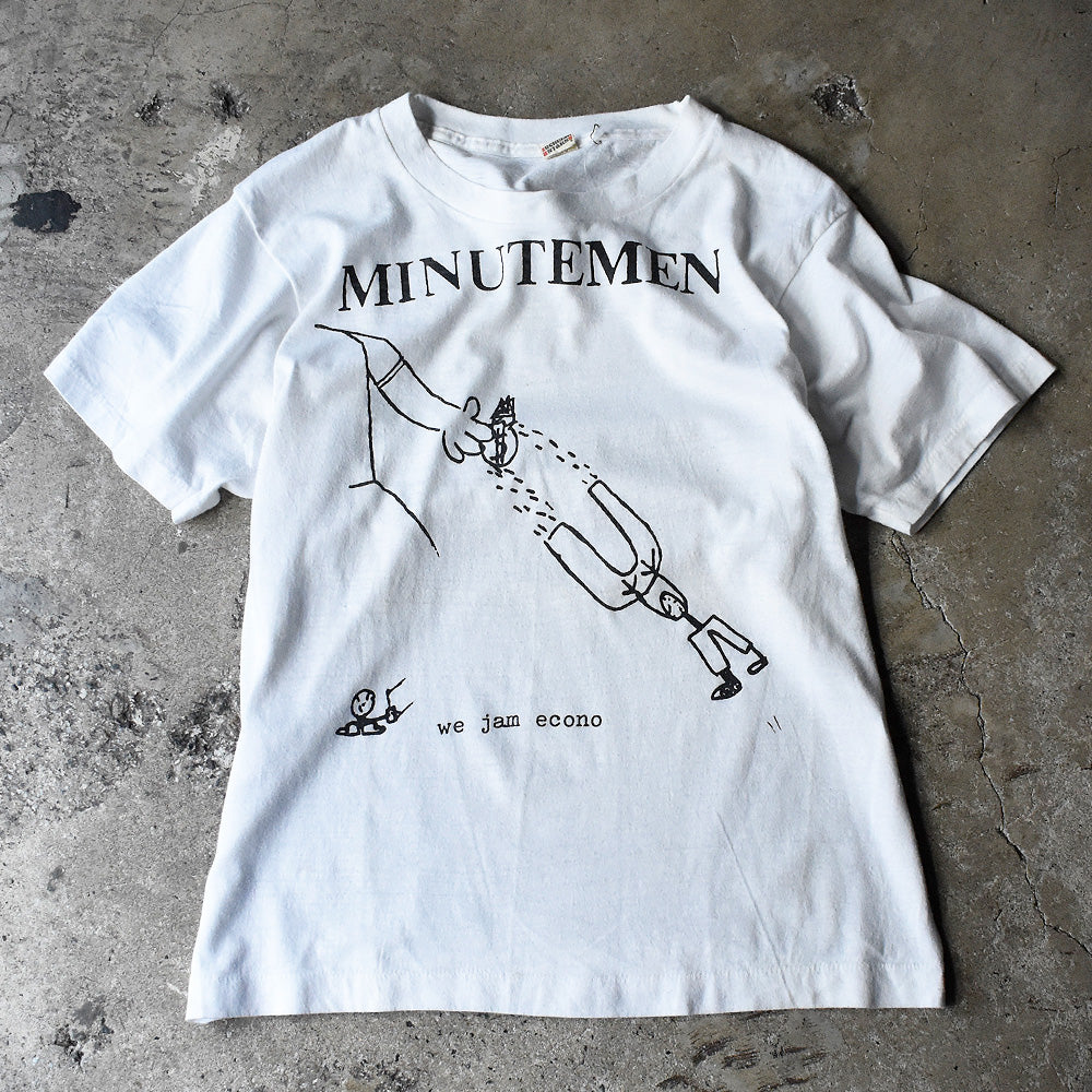80's Minutemen “We Jam Econo” Tシャツ “Couleurshirt掲載” 240104H