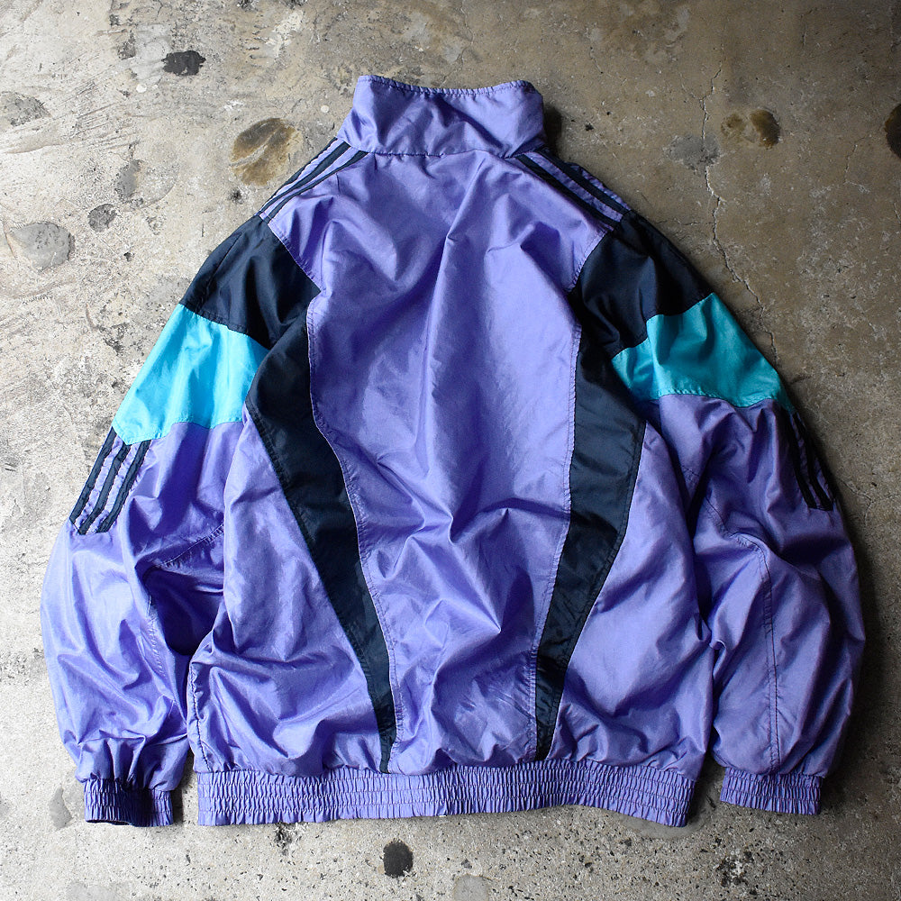 90's adidas フルジップ ナイロンジャケット 241104