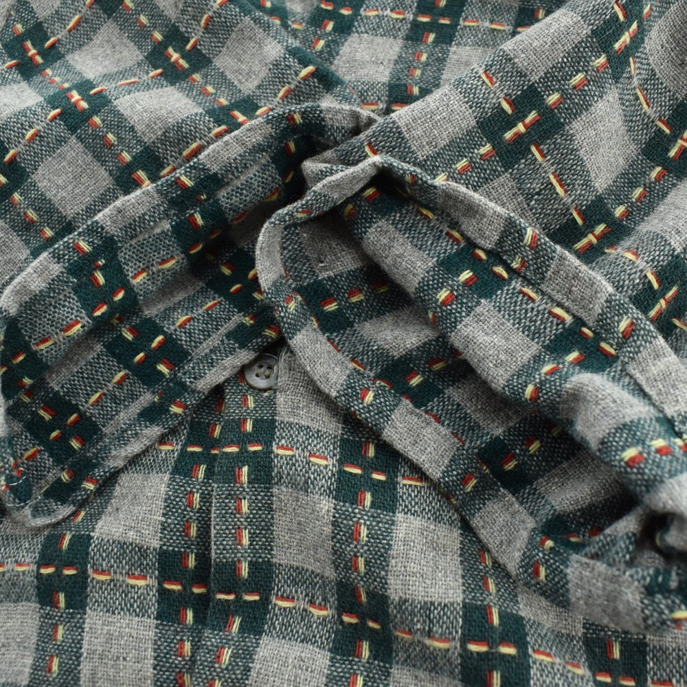 50’s TOWNCRAFT ウールチェック オープンカラー 半袖シャツ 260619H