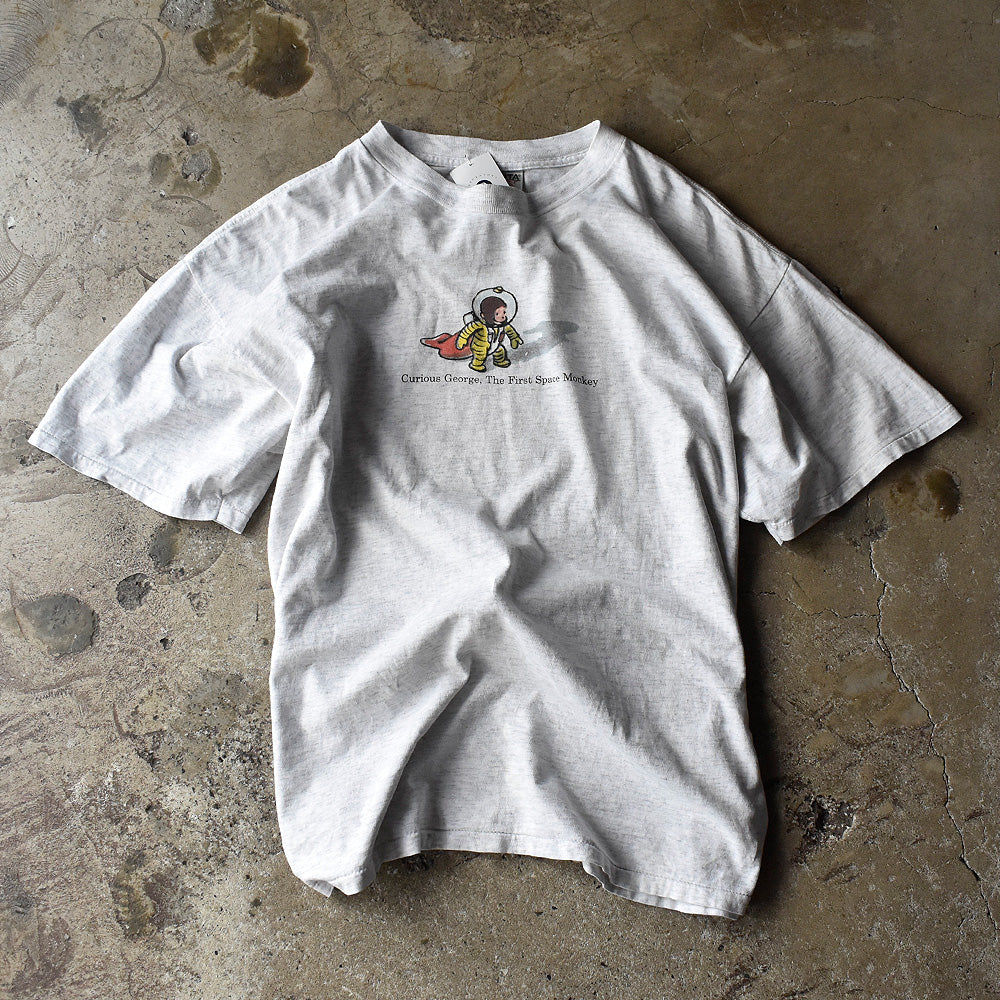 90's おさるのジョージ “Curious George The First Space Monkey” Tシャツ 240812H