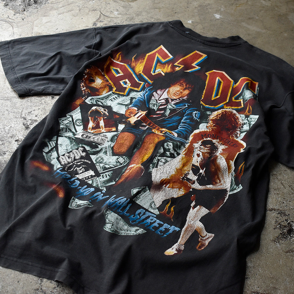 90's AC/DC “Hold-up in Wall Street“ Tシャツ Euro製 240730H