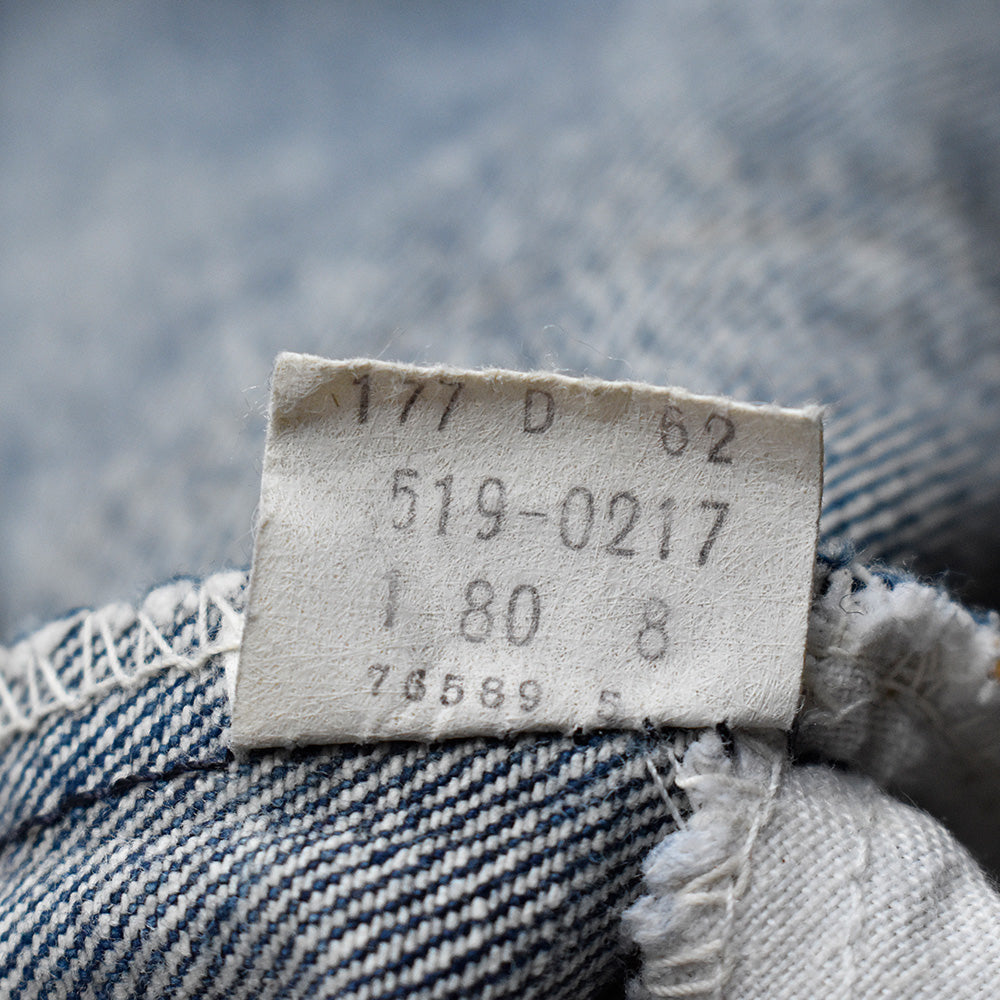 80's　レア！　Levi's/リーバイス　519-0217　デニムパンツ　USA製　230906H