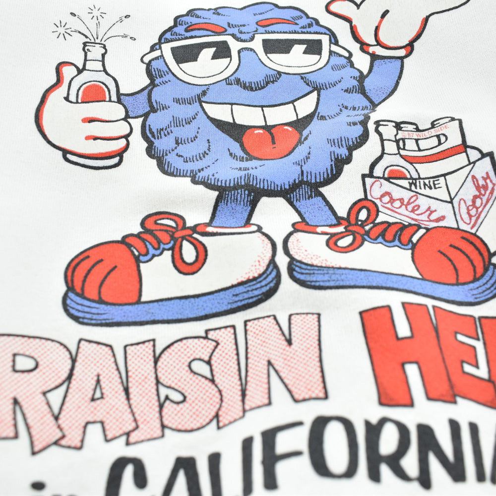 80's "RAISIN HELL" キャラクタースウェット USA製 260908H