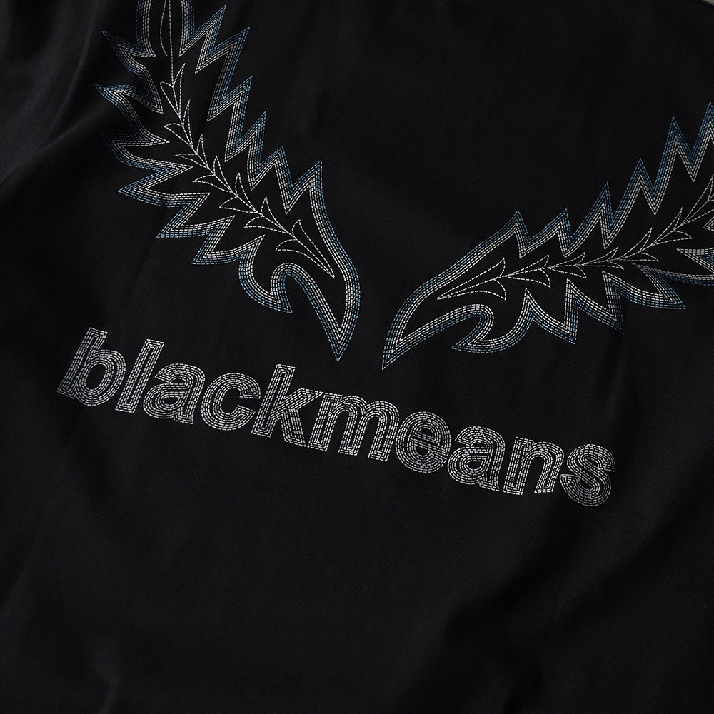 blackmeans　バンダナ付き　両面プリントTee　945-78GT92-1　230520H