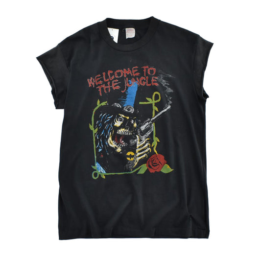 80's Guns N' Roses "WELCOME TO THE JUNGLE" カットオフ ロックTシャツ 260605H