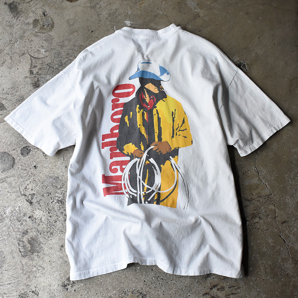 マールボロ カウボーイ バックプリント Tシャツ 1990年 USA製 ヴィンテージ