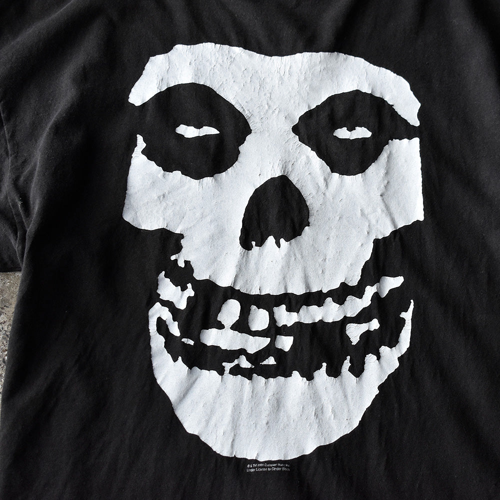 Y2K The Misfits “Skull” Tシャツ 250504H