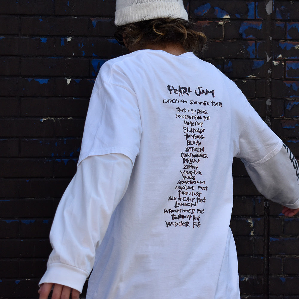 90's Pearl Jam “Don't Give Up” European Summer Tour Tシャツ 231101H