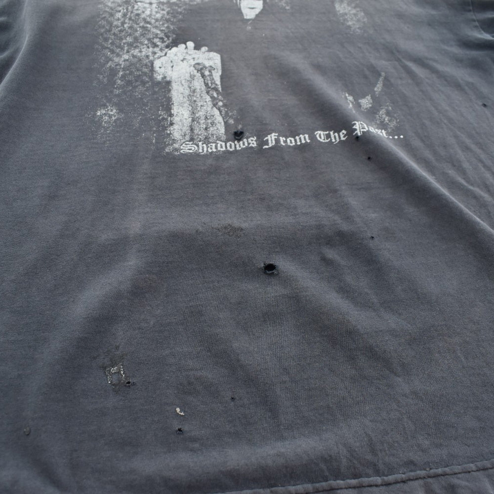 Y2K Nehëmah "Shadows From The Past..." ブラックメタル ロックTシャツ 260609H