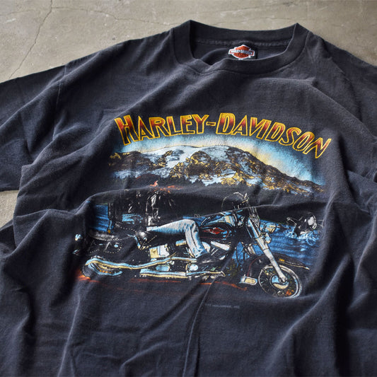 90’s Harley-Davidson “CONRAD'S” 両面プリント Tシャツ 231009