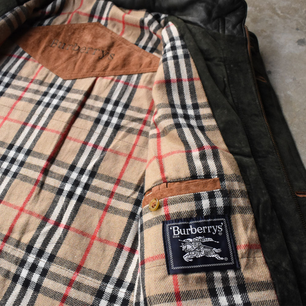 80’s Burberrys Spain スウェードジャケット  251014H