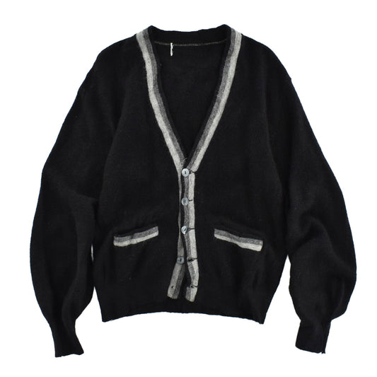 60's Unknown ブラックウール カーディガン 260127H