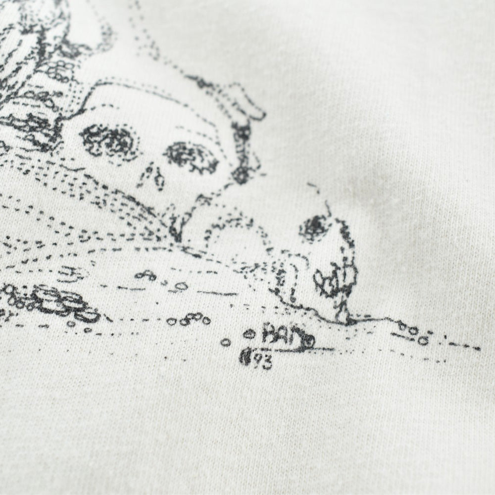 90's 人魚とスカル アートTシャツ USA製 260529H