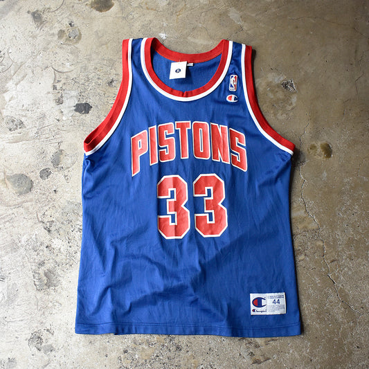 90's Champion NBA Detroit Pistons “Grant Hill” バスケゲームシャツ 250628H