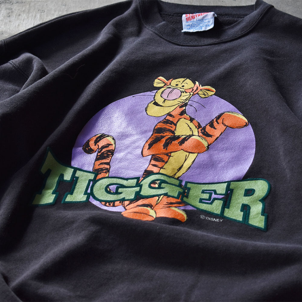 90's Disney “TIGGER” スウェット USA製 230917