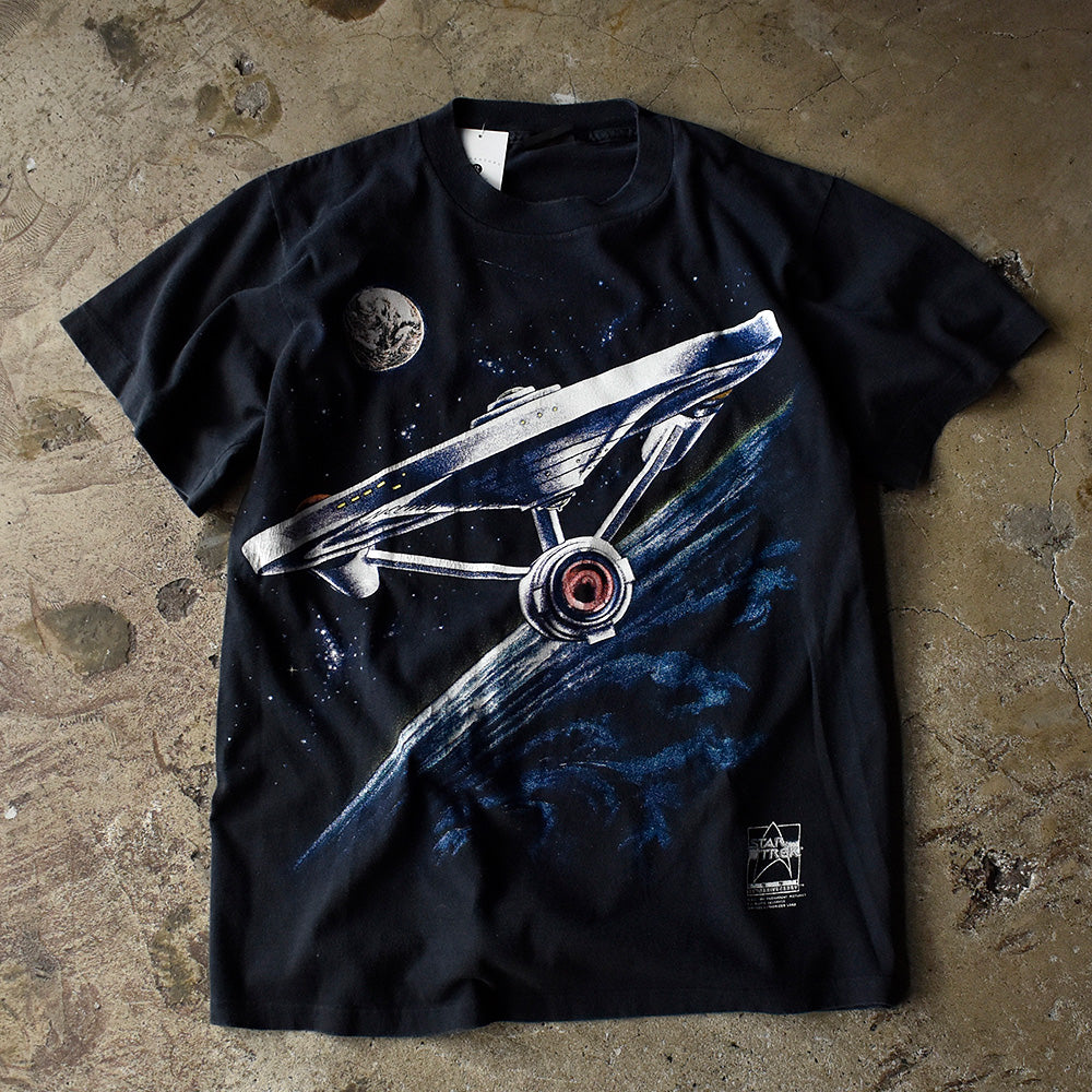 スタートレック 25th Anniversary 宇宙 Tシャツ 1991年 ブラック USA製 ヴィンテージ