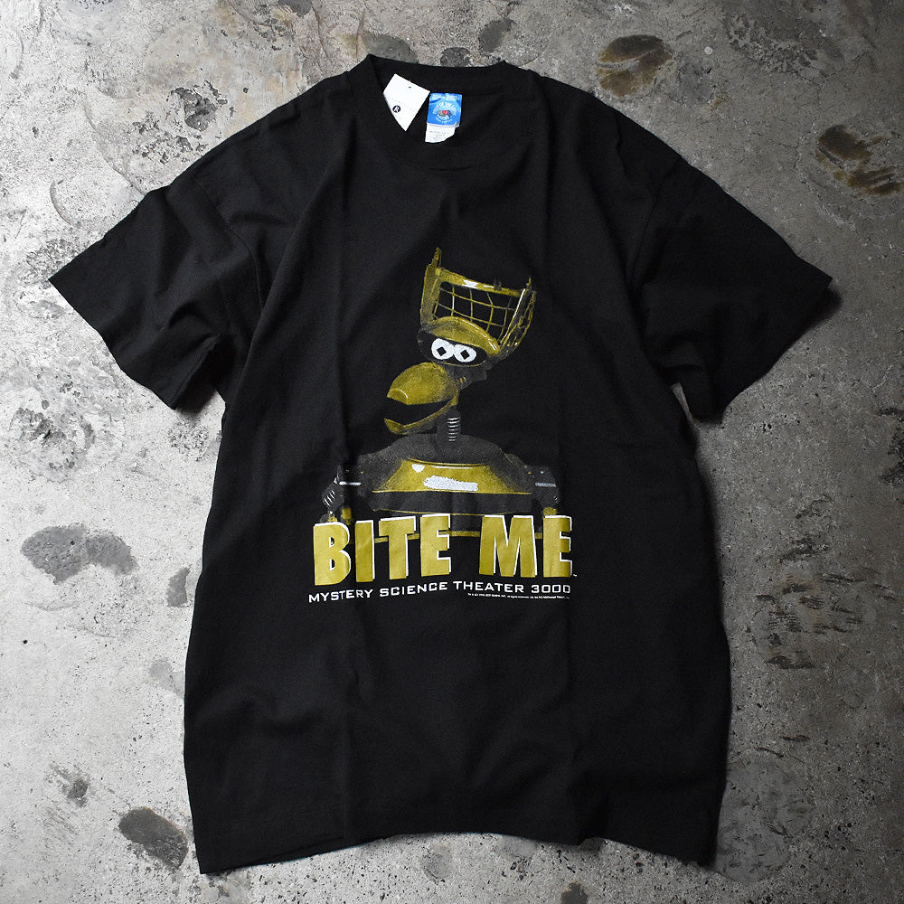 90's　MYSTERY SCIENCE THEATER3000 “BITE ME” Tee　USA製　230523H