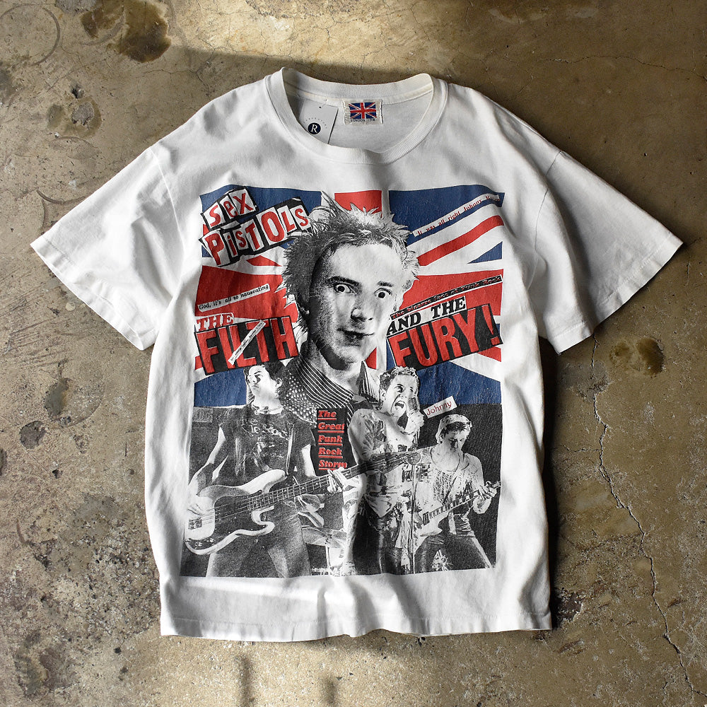 セックス・ピストルズ メンバープリント Tシャツ LONDON F.B. 80年代〜 ヴィンテージ