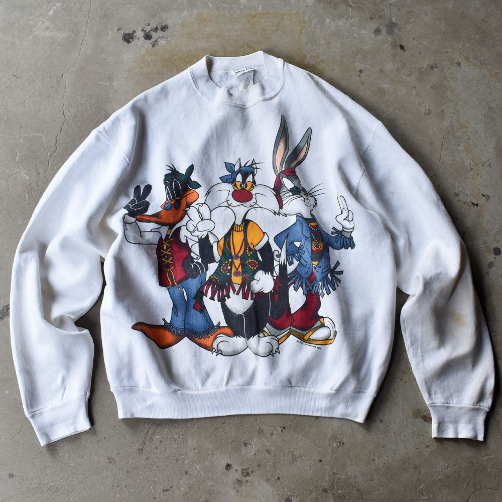 90’s Looney Tunes “Hippie style” スウェット USA製 231011