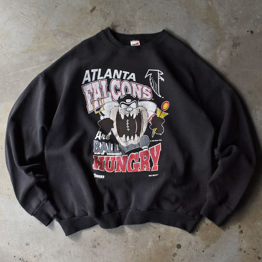 90’s Looney Tunes “ATLANTA FALCONS” キャラ スウェット USA製 240629