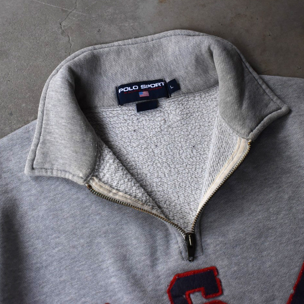90’s Polo Sport "USA" ハーフジップ スウェット 251209H