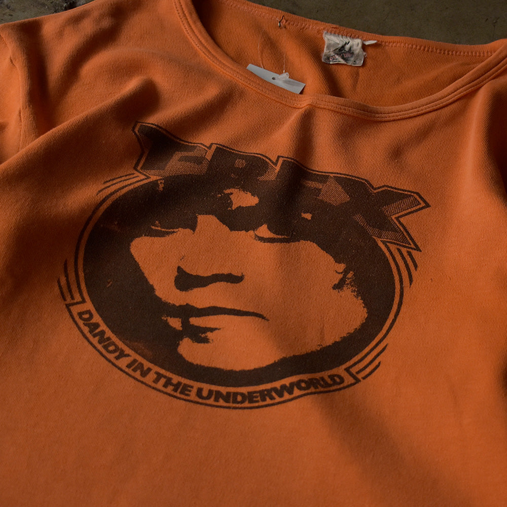 70's T. Rex “Dandy in the Underworld” ロングスリーブTシャツ！ Euro製 231012HY33