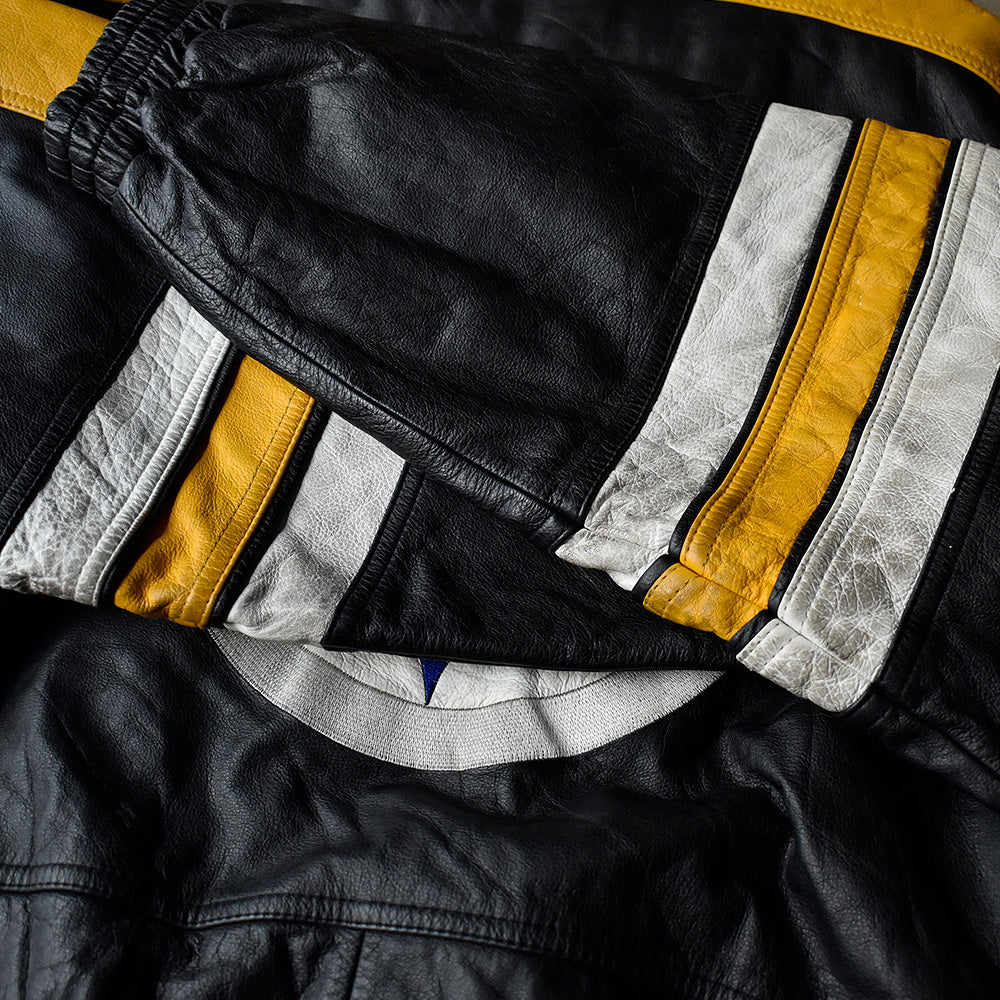 90's STARTER NFL “Pittsburgh Steelers” レザージャケット 240122H