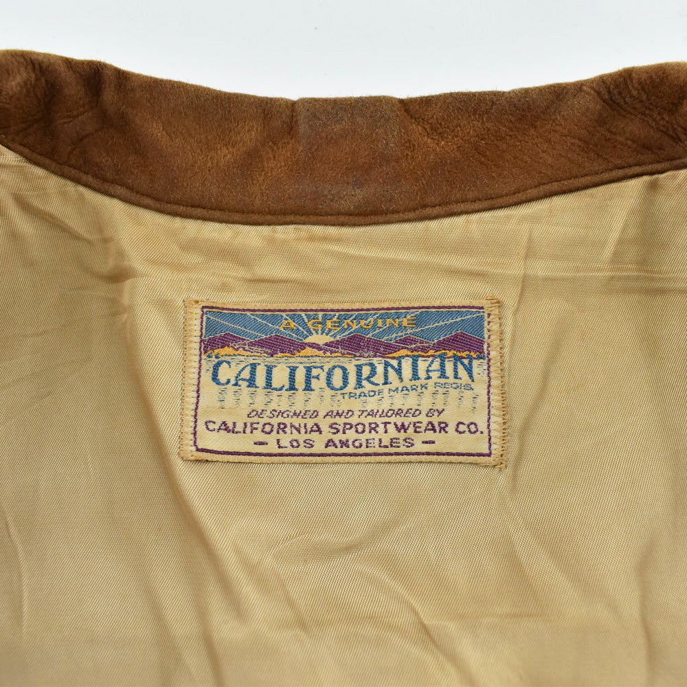50's CALIFORNIAN レザージャケット 260116H