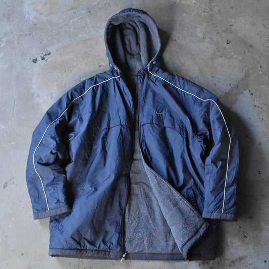 Y2K NIKE 中綿入り リバーシブルフードジャケット 231221