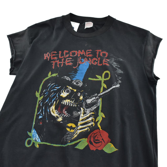 80's Guns N' Roses "WELCOME TO THE JUNGLE" カットオフ ロックTシャツ 260605H