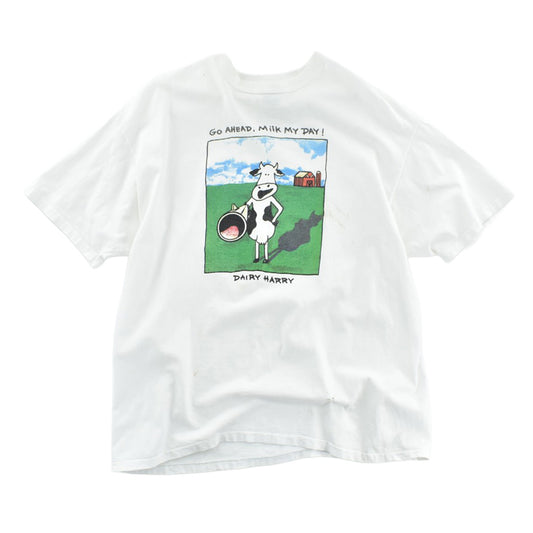90's “DAIRY HARRY” パロディTシャツ USA製 260508H