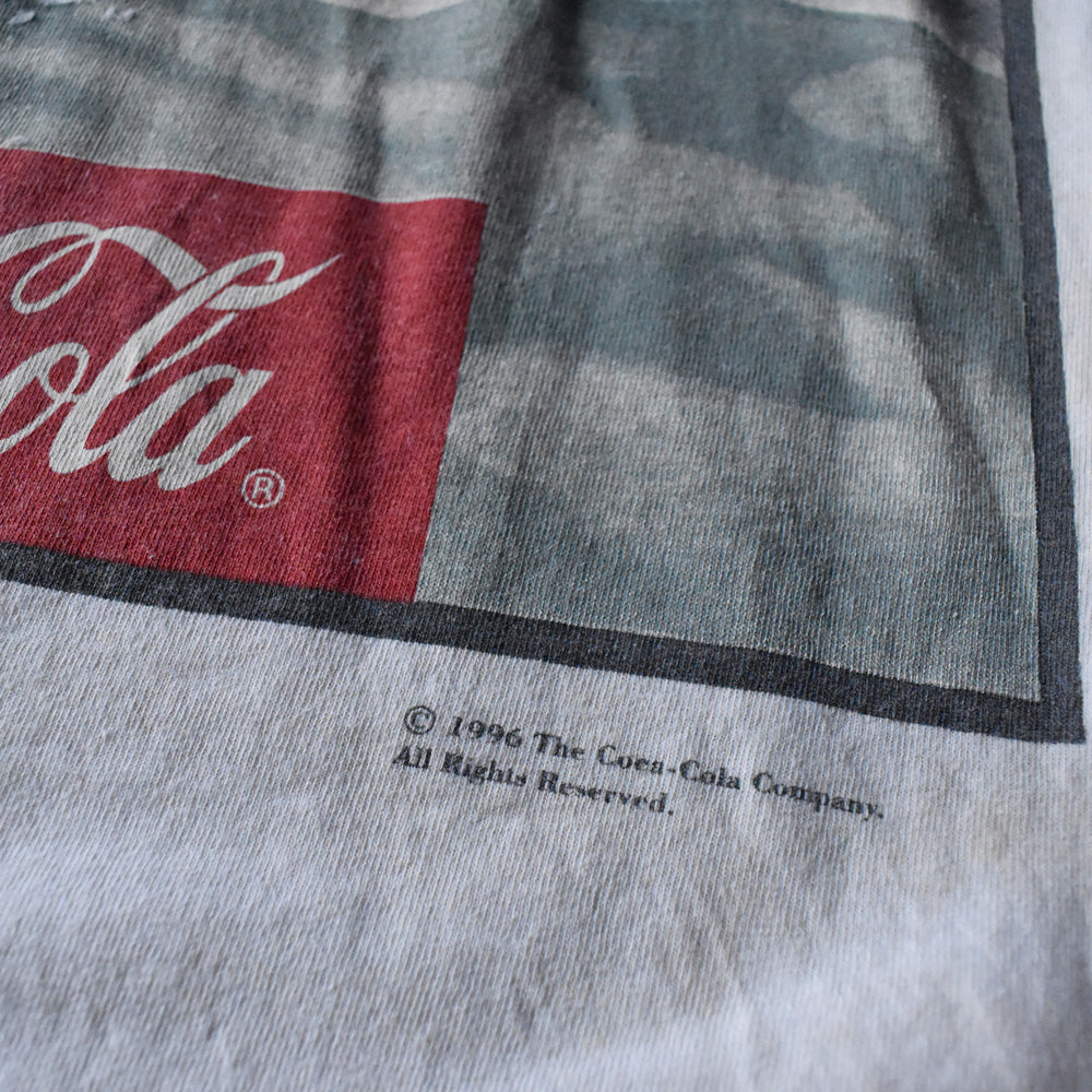 90's Coca-Cola “POLAR BEAR” 両面プリント Tシャツ USA製 240326