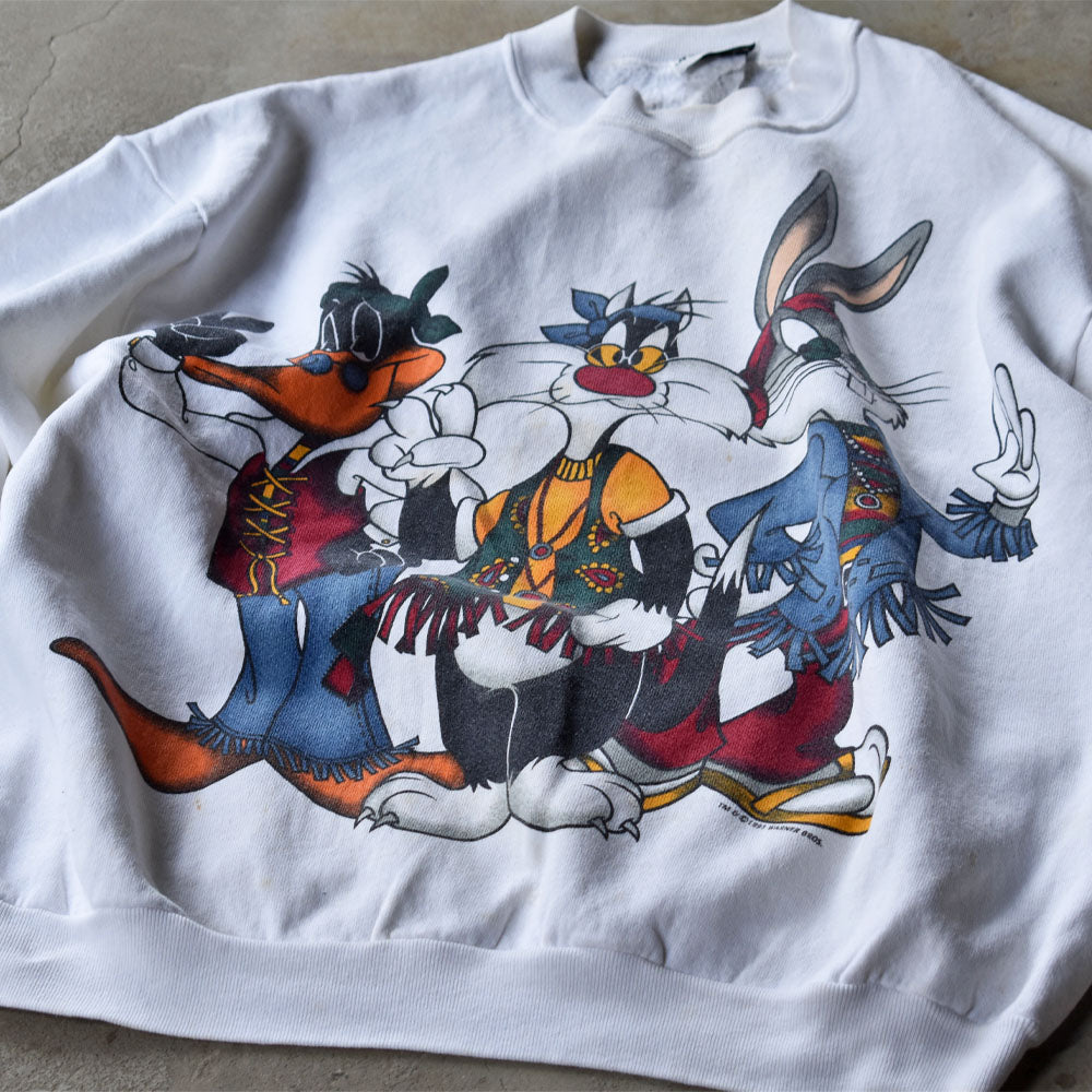 90’s Looney Tunes “Hippie style” スウェット USA製 231011