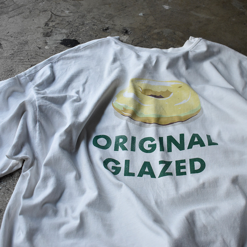 90's～ “Krispy Kreme Doughnuts“ Tシャツ XXL size！ 240713H