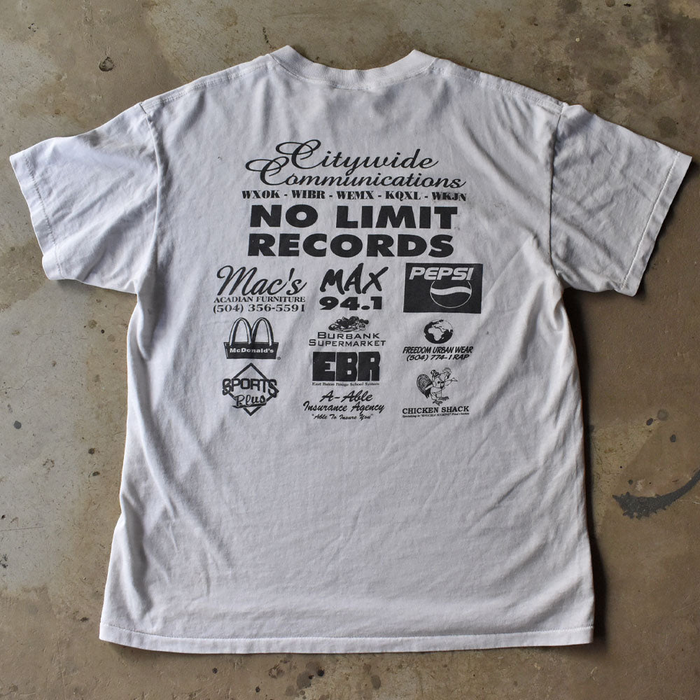 90's NO LIMIT RECORDS ”PARTNERS PEACE” レコード 企業系 Tシャツ 240528