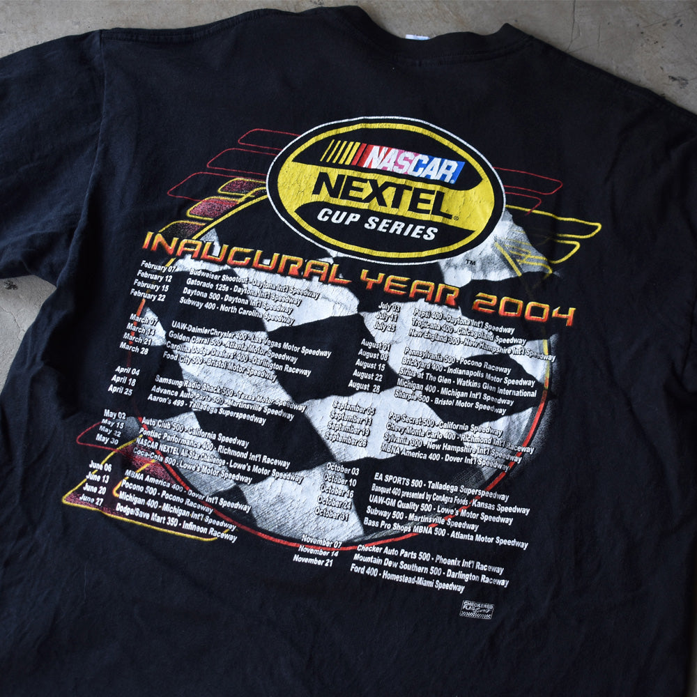 Y2K　NASCAR “INAUGURAL YEAR” 両面プリント レーシング Tシャツ 　230511