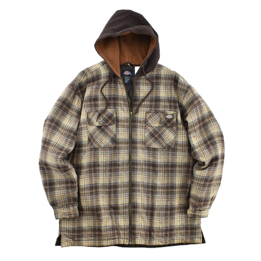 Y2K Dickies フード付き キルティングネルシャツ 260303H