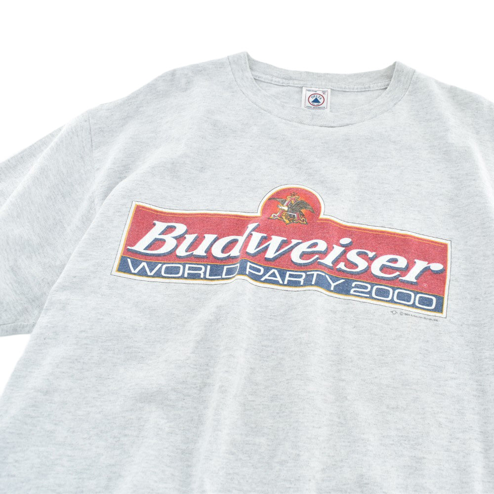 90's Budweiser "World Party 2000" アニマル プロモTシャツ 260619H