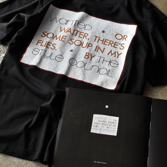 80's The Style Council “WANTED” Tシャツ “Noirshirt掲載” 240809H