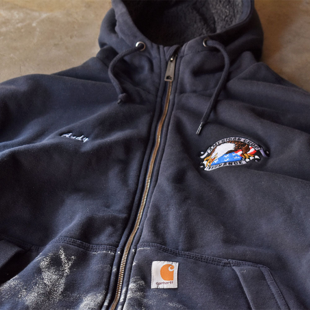 Carhartt ペンキ！ ボアライナー フルジップ パーカー 231212