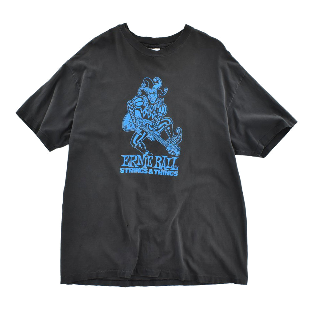 90's Ernie Ball "Strings & Things" ジェスター ギターTシャツ USA製 260721H