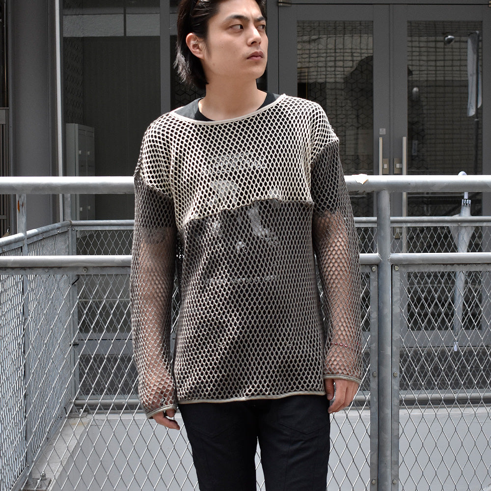 blackmeans コットン メッシュ Long sleeve Tシャツ 945-79GT94-1 240522H