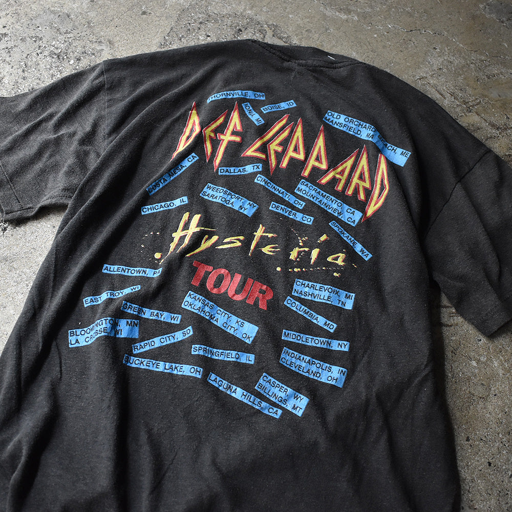 80's　Def Leppard/デフ・レパード　"HYSTERIA" Tour Tee　230628H