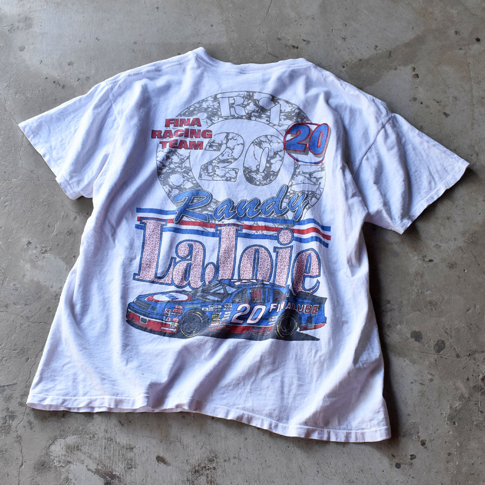 90's “FINA RACING TEAM” 両面プリント レーシング Tシャツ 240802