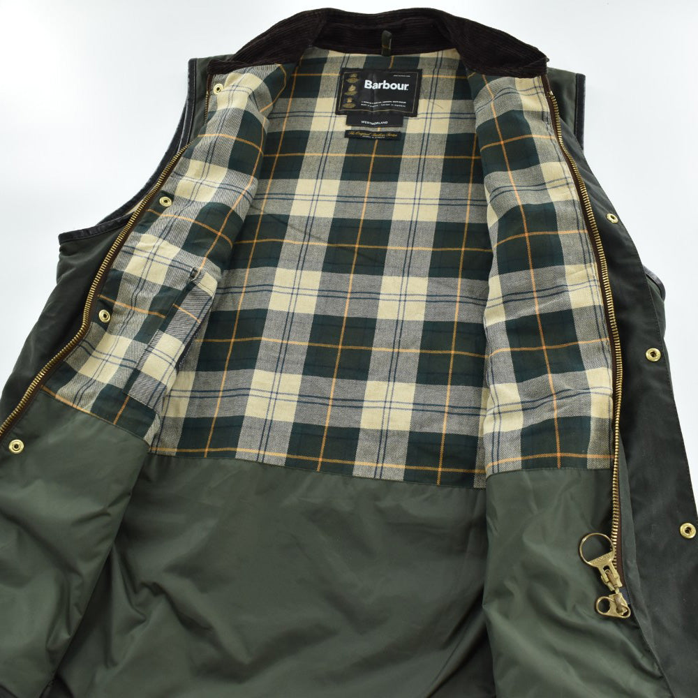 Barbour 3ワラント WESTMORLAND オイルドベスト 261006H