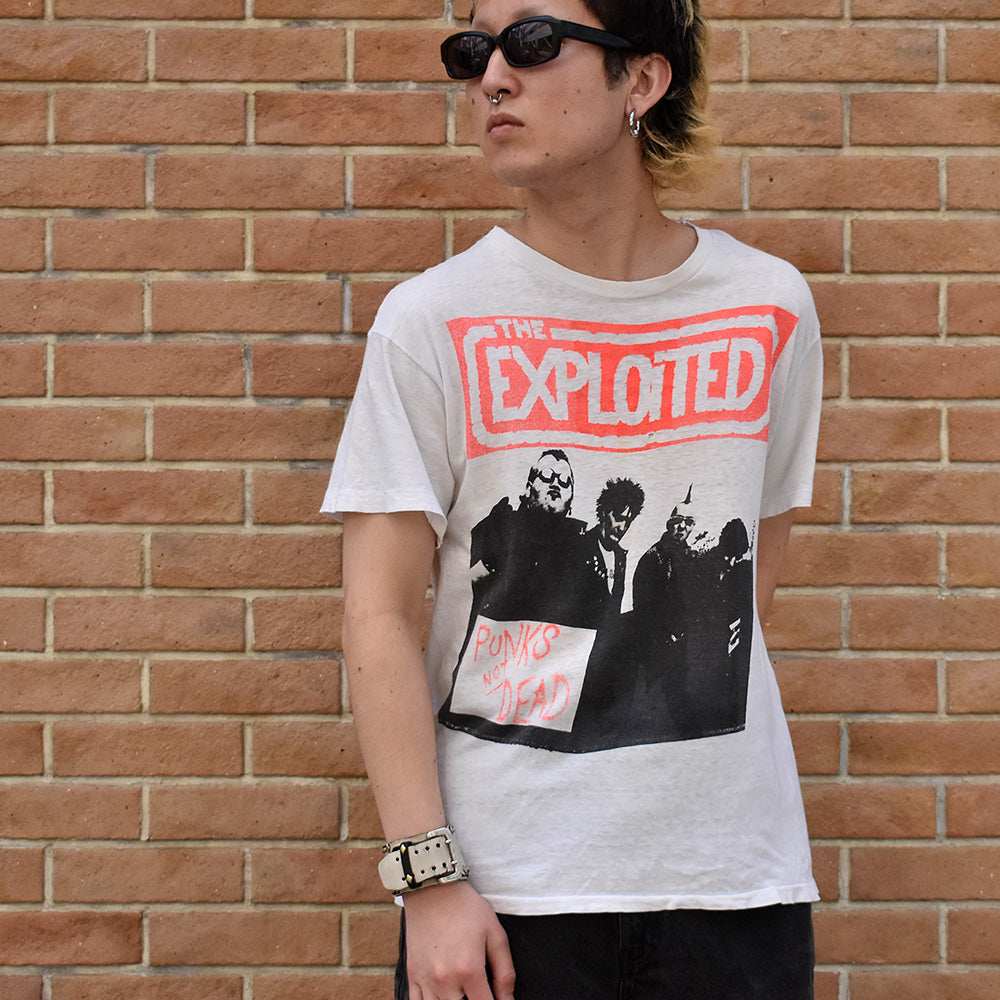 80's The Exploited “Punks Not Dead” Tシャツ 240412H