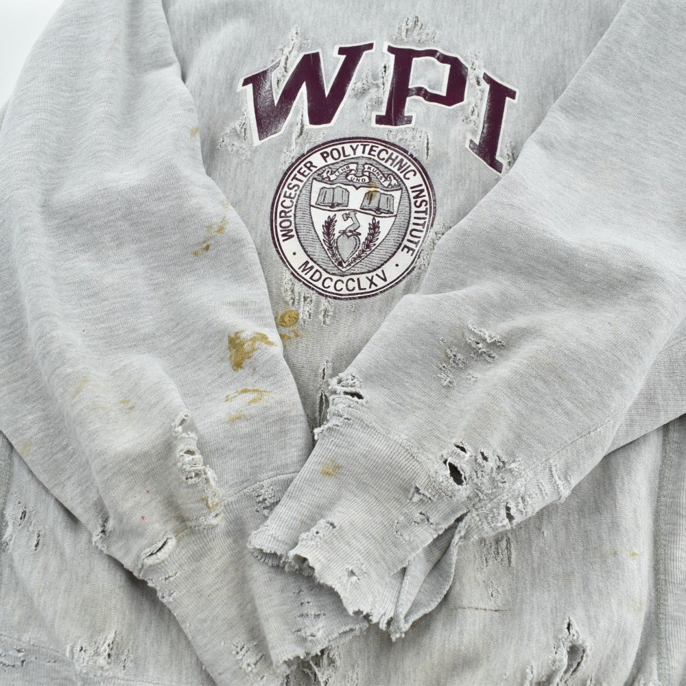 90’s Champion REVERSE WEAVE "WPI" カレッジ ボロ リバーススウェット USA製 261016H